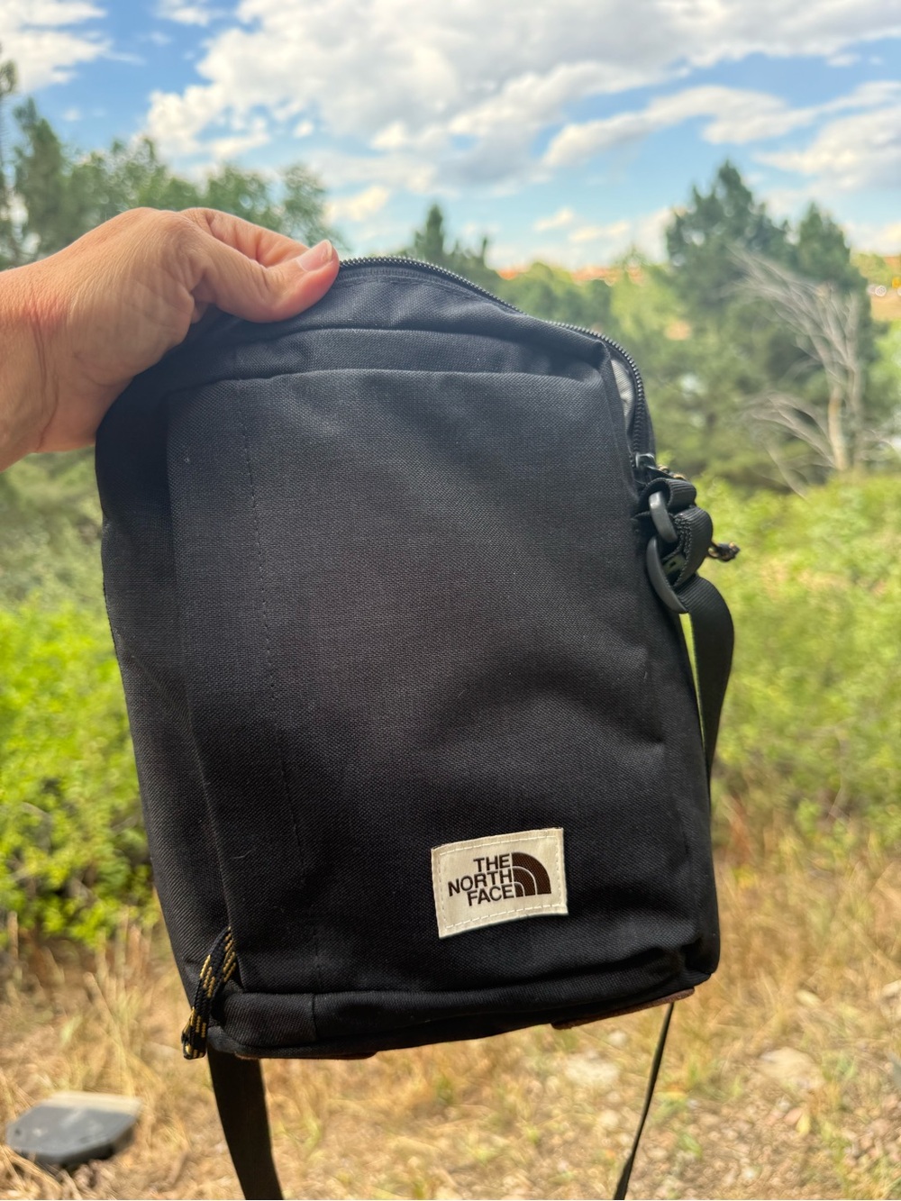 The North Face Black Mini Crossbody Bag - Compact Everyday Carry